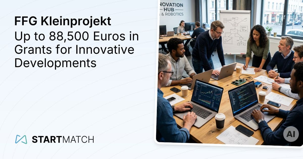 FFG Kleinprojekt 2026: Up to 88,500 Euros in Grants for Innovative Developments