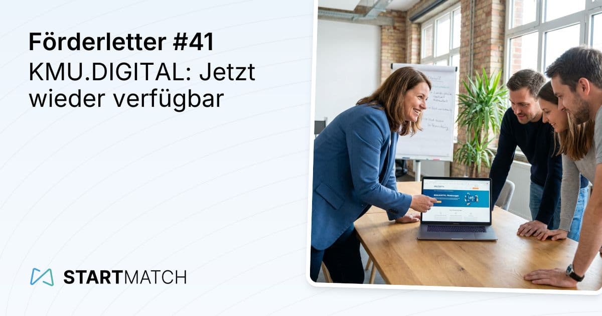 KMU.DIGITAL: Jetzt wieder verfügbar