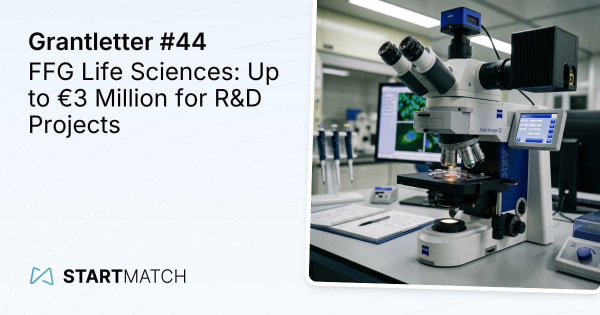 FFG Life Sciences: Up to €3 Million for R&D Projects