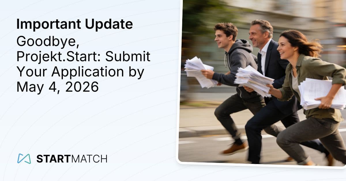 Goodbye, Projekt.Start: Submit Your Application by May 4, 2026