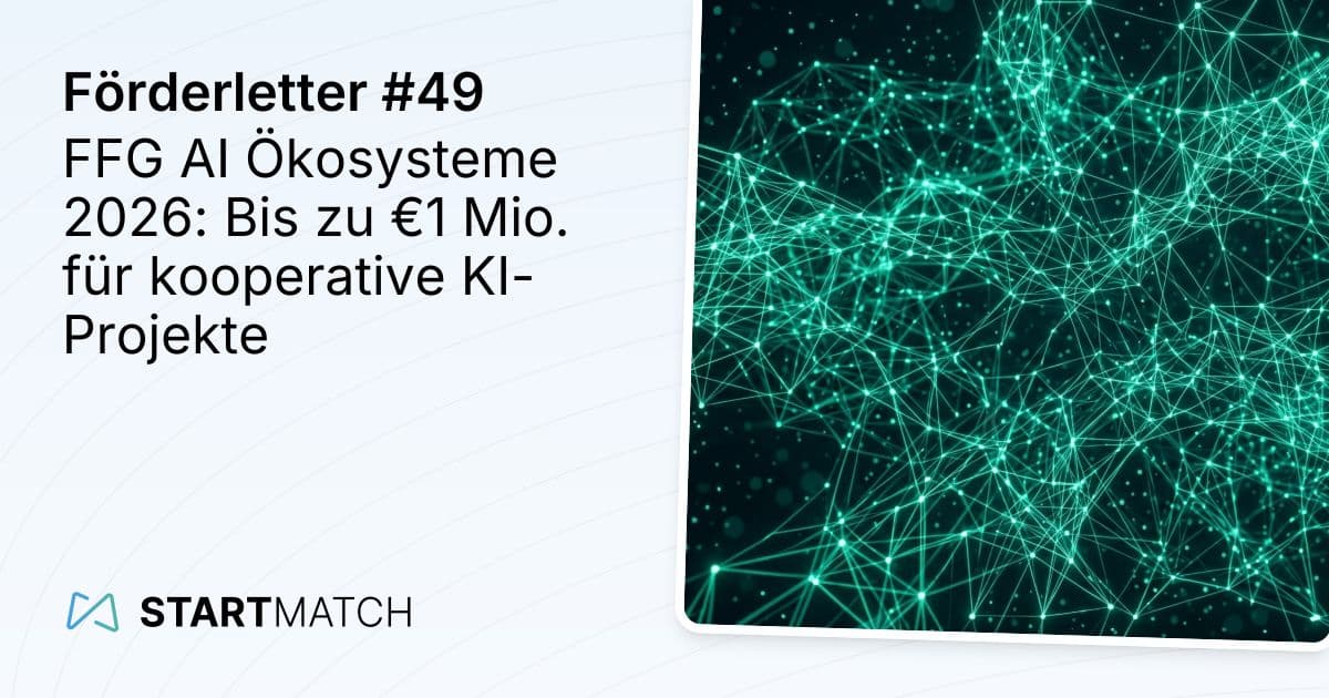 FFG AI Ökosysteme 2026: Bis zu €1 Mio. für kooperative KI-Projekte